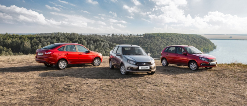 LADA Granta - рост продаж на 40,1% за 7 месяцев 2019 года